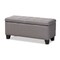 Baxton Studio Fera Gray Upholstered Storage Ottoman 154-9274 - alternate 1